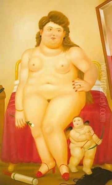 Venus 1982 Oil Painting by Fernando Botero