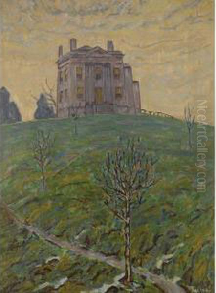 The Hill House Mansion Oil Painting by Allen Tucker