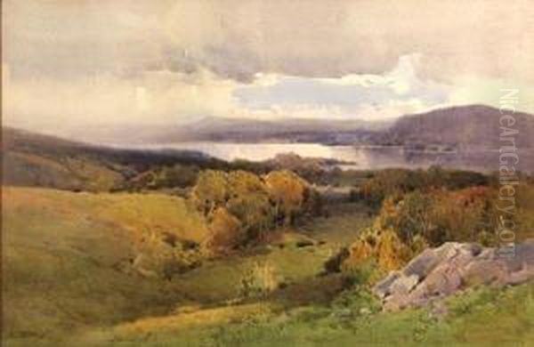 Windermere, English Lakes Oil Painting by Arthur Tucker