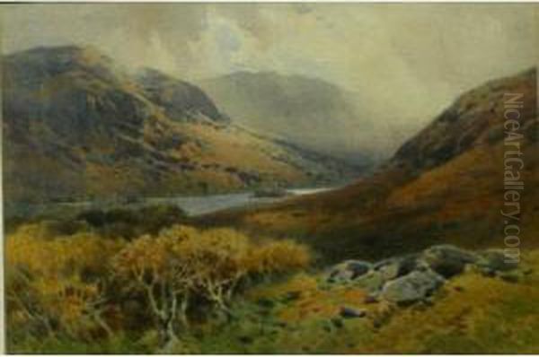 Head Of Ullswater Oil Painting by Arthur Tucker