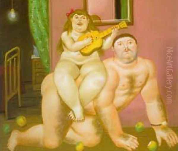 Untitled 1994 Oil Painting by Fernando Botero