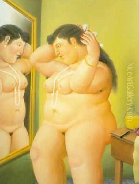 Venus 1996 Oil Painting by Fernando Botero