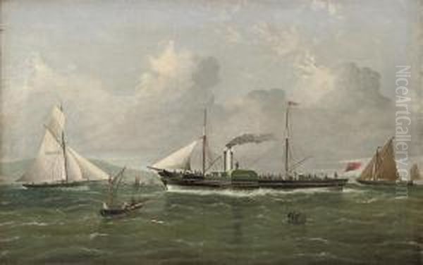 The Pioneering Oil Painting by Frederick Tudgay