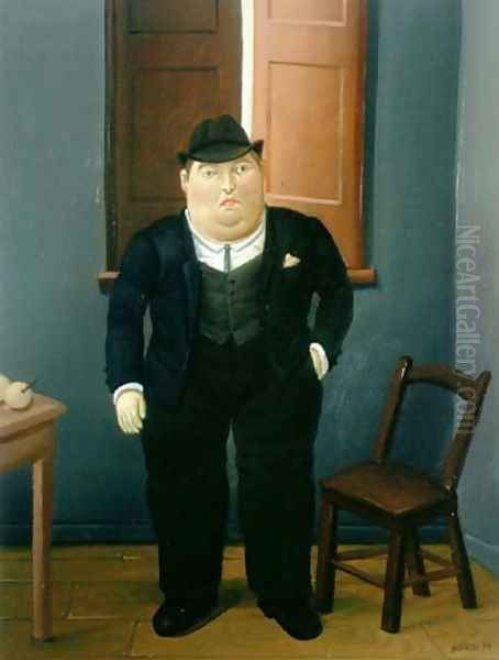 Man II Oil Painting by Fernando Botero