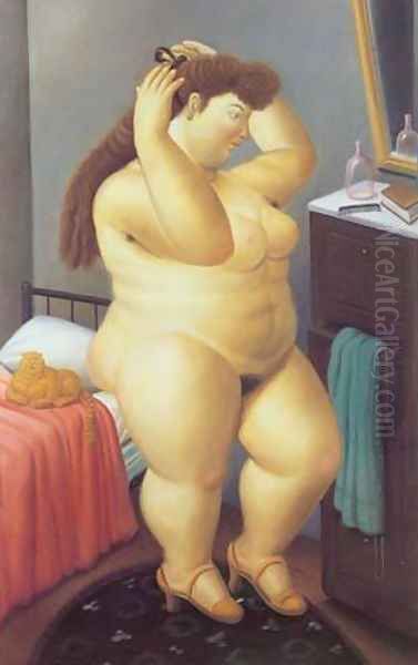 Venus 1989 Oil Painting by Fernando Botero