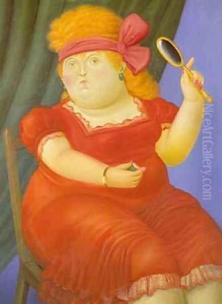 Venus 1990 Oil Painting by Fernando Botero