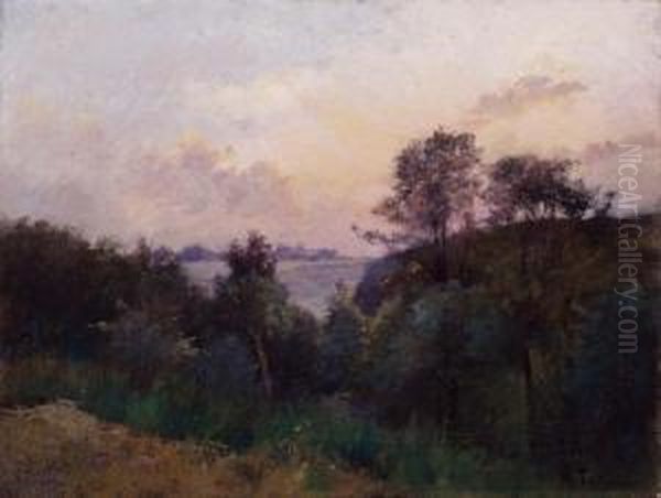 Paesaggio Oil Painting by Henry Jean Turlin