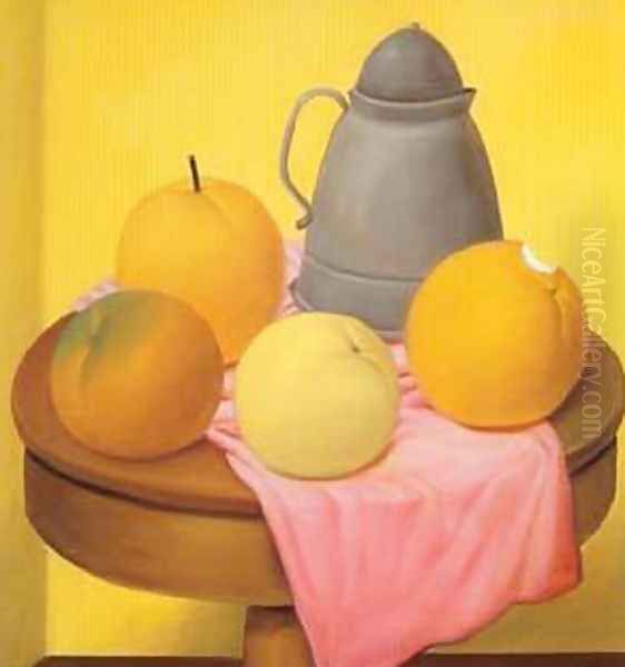 Still Life 1994 Oil Painting by Fernando Botero