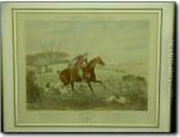 The Fox Chase Oil Painting by Francis Calcraft Turner