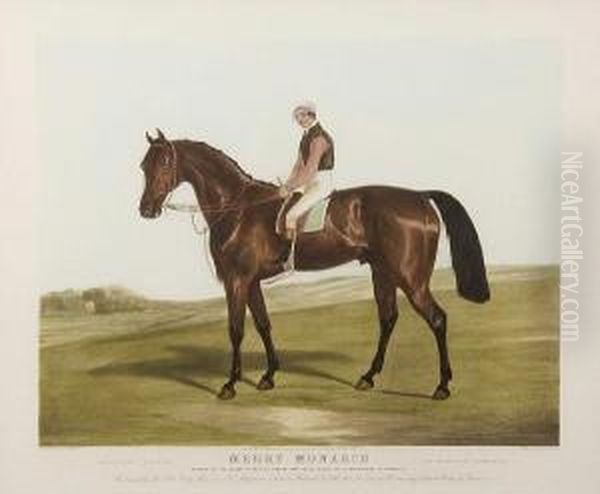 Merry Monarch: Winner Of The Derby Stakes Atepsom 1845 Oil Painting by Francis Calcraft Turner