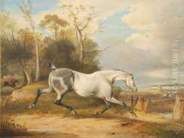 Running Wild With The Hunt Oil Painting by Francis Calcraft Turner