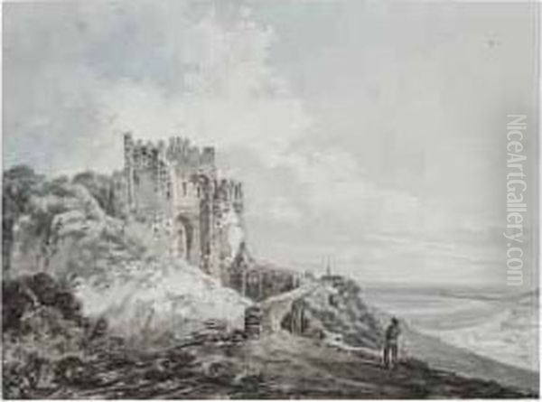 The Constable's Tower, Dover Castle Oil Painting by Joseph Mallord William Turner