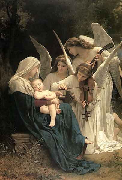 Song of the Angels Oil Painting by William-Adolphe Bouguereau