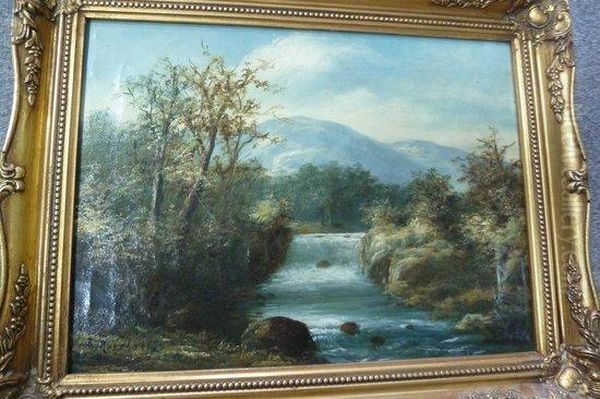 Early Summer On Lake Keswick Oil Painting by William Lakin Turner