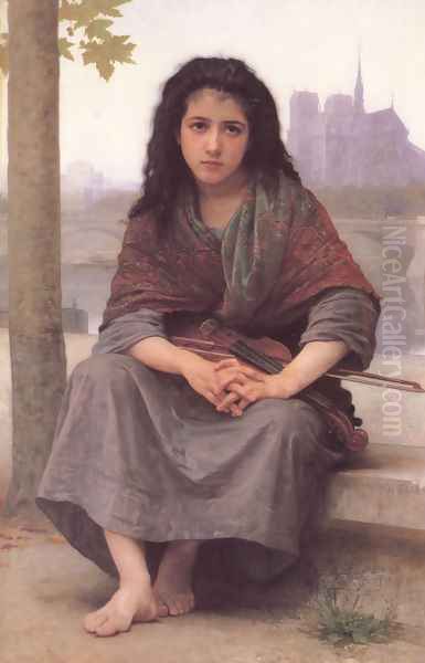 The Bohemian 1890 Oil Painting by William-Adolphe Bouguereau