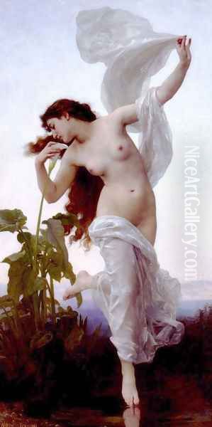 L'aurore Oil Painting by William-Adolphe Bouguereau