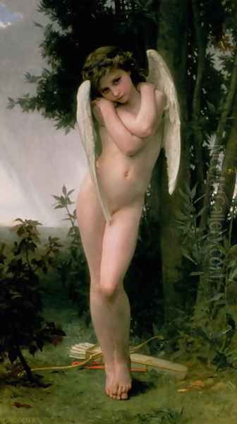 Cupidon 1891 Oil Painting by William-Adolphe Bouguereau