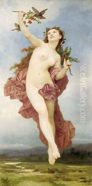 Day 1881 Oil Painting by William-Adolphe Bouguereau