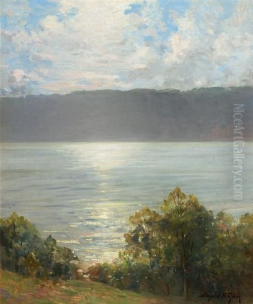 The River In Summer Oil Painting by Bayard Henry Tyler