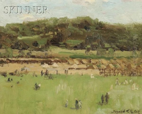 At Van Cortlandt Park Oil Painting by Bayard Henry Tyler