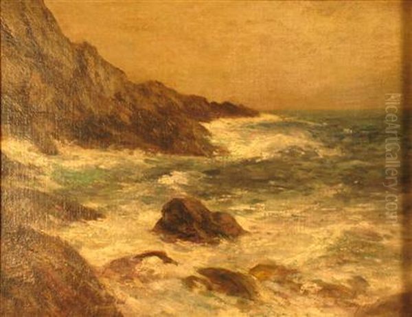 Foot Of White Head Glen Cove, Monhegan Island Maine Oil Painting by Bayard Henry Tyler