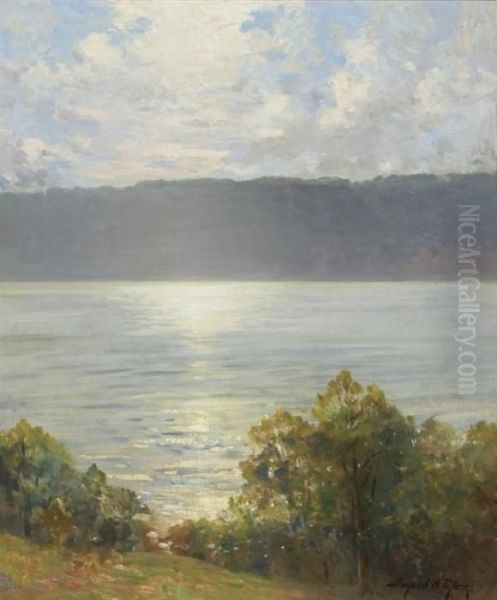 The River In Summer Oil Painting by Bayard Henry Tyler