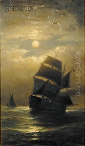 Moonlit Sail by William Richardson Tyler