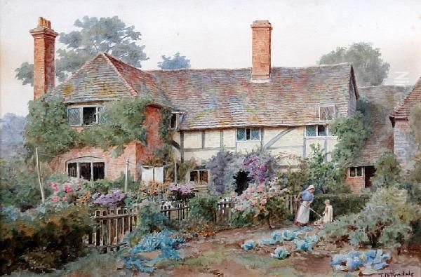 Farncombe, Surrey Oil Painting by Thomas Nicholson Tyndale