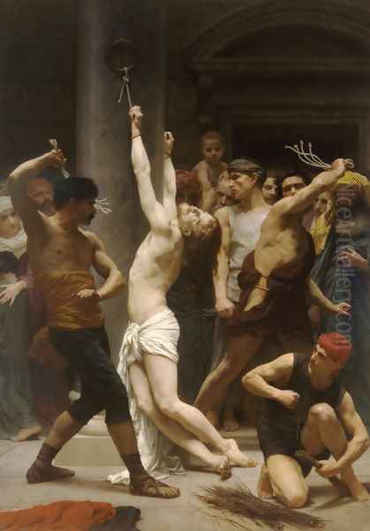 The Flagellation Of Christ Oil Painting by William-Adolphe Bouguereau