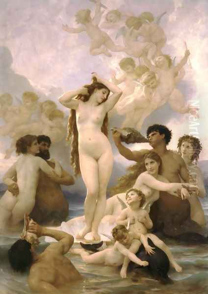 Naissance de Venus (Birth of Venus) Oil Painting by William-Adolphe Bouguereau