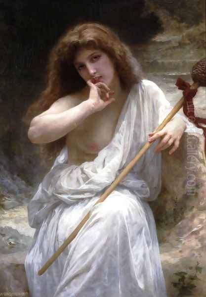 Bacchante 2 Oil Painting by William-Adolphe Bouguereau