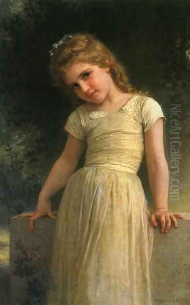 Elpieglerie Oil Painting by William-Adolphe Bouguereau