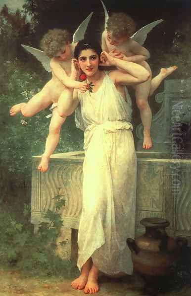 Innocence 1890 Oil Painting by William-Adolphe Bouguereau