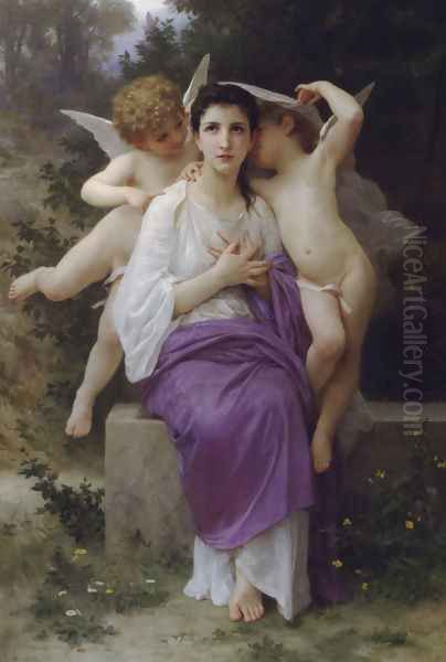 Leveil Du Coeur Oil Painting by William-Adolphe Bouguereau