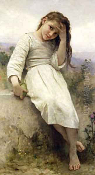 The Little Marauder 1900 Oil Painting by William-Adolphe Bouguereau