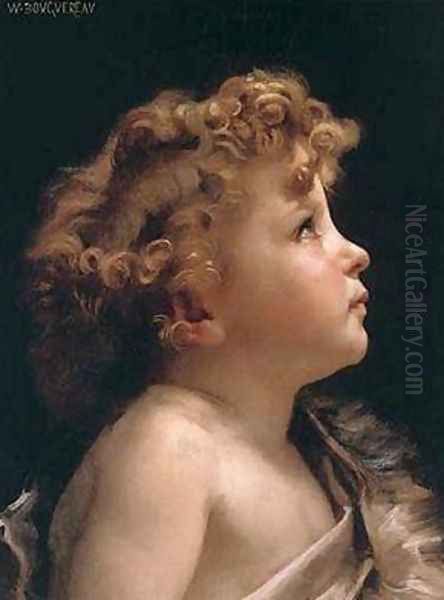 Young John the Baptist Oil Painting by William-Adolphe Bouguereau