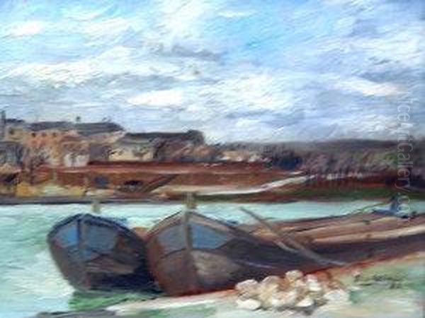 Seine Oil Painting by Paul Ullman