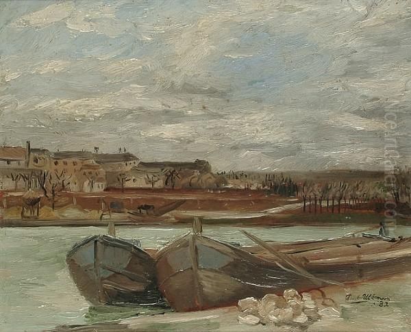 La Seine Oil Painting by Paul Ullman