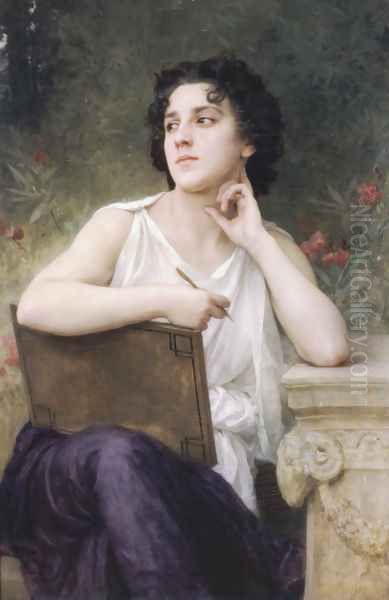 Inspiration Oil Painting by William-Adolphe Bouguereau