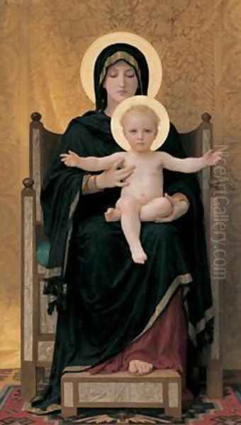 Virgin and Child, 1888 Oil Painting by William-Adolphe Bouguereau