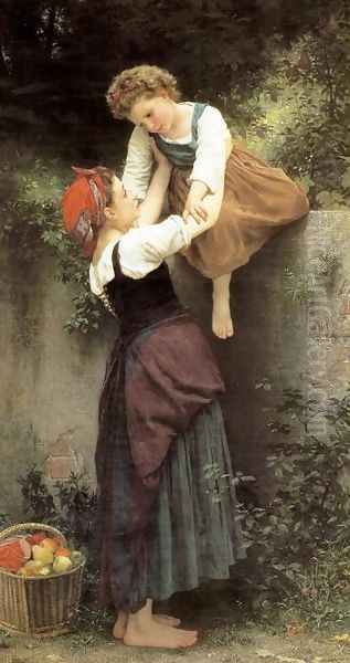 The Little Marauders Oil Painting by William-Adolphe Bouguereau