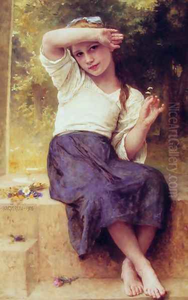 Marguerite Oil Painting by William-Adolphe Bouguereau