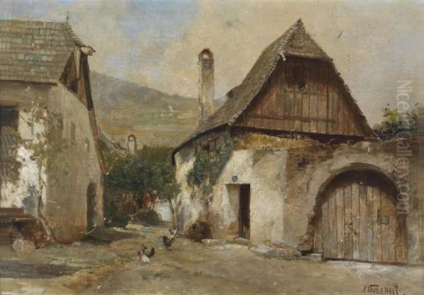 Scene From The Wachau Oil Painting by Paul Unbereit