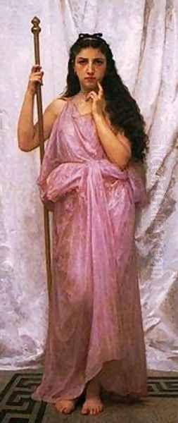 Young Priestess Oil Painting by William-Adolphe Bouguereau