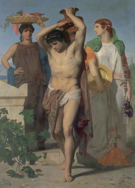 Canephore Oil Painting by William-Adolphe Bouguereau