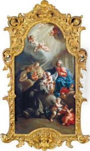 La Madonna Con Gesu Bambino Appare A Sant