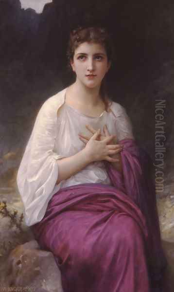 Psyché (Psyche) Oil Painting by William-Adolphe Bouguereau