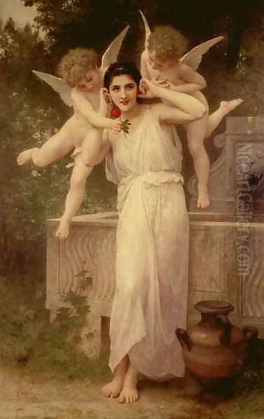 Youth Oil Painting by William-Adolphe Bouguereau