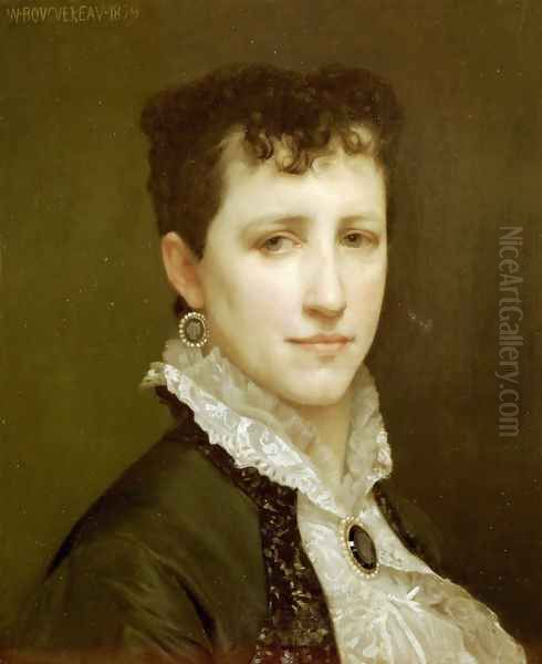 Portrait de Mademoiselle Elizabeth Gardner (Portrait of Miss Elizabeth Gardner) Oil Painting by William-Adolphe Bouguereau