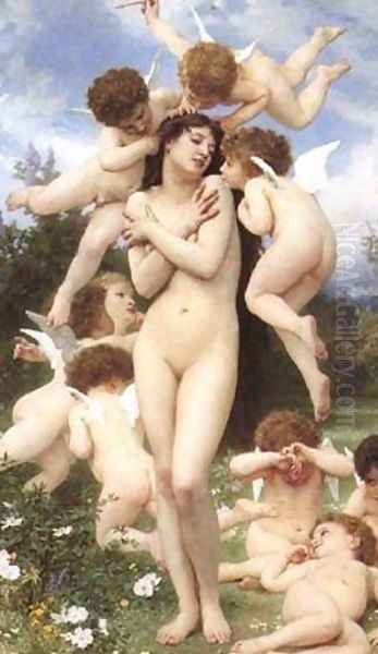 The Return of Spring Oil Painting by William-Adolphe Bouguereau